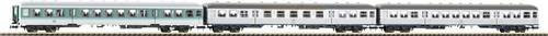 PIKO Personenwagen Silberling DB AG, 3er Set, Spur N - Bild 1