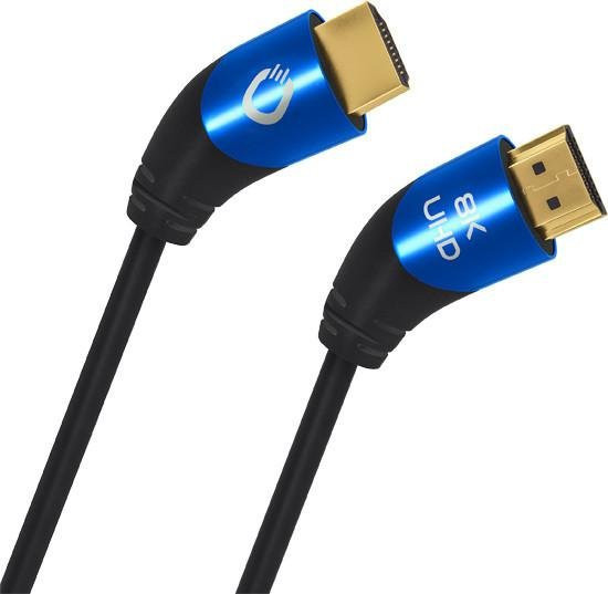Oehlbach HDMI Anschlusskabel Ultra HD 8K in Schwarz, Länge: 2,00 m - Bild 1
