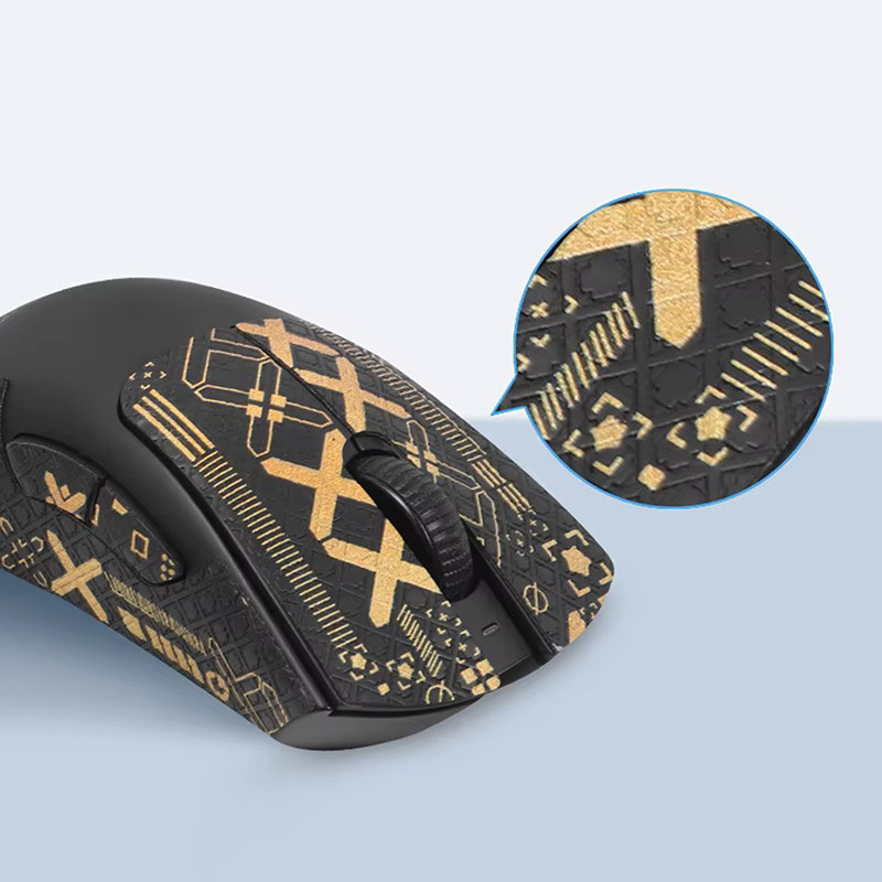 Razer DeathAdder V3 Pro Anti-Rutsch-Grip-Tape handgefertigte Klebeaufkleber für besseren Halt und Schweißresistenz - Bild 3