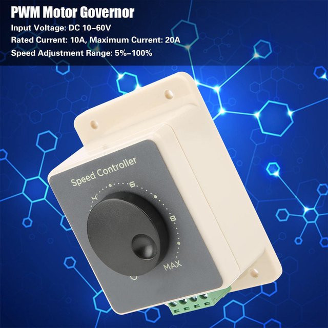Toys Arts PWM DC-Motorregler für 12V 24V 36V 48V 20A in Weiß - Bild 1