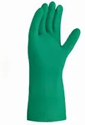teXXor Nitril-Gummihandschuhe in Grün, Größe XL, nach EN 388 - Bild 1