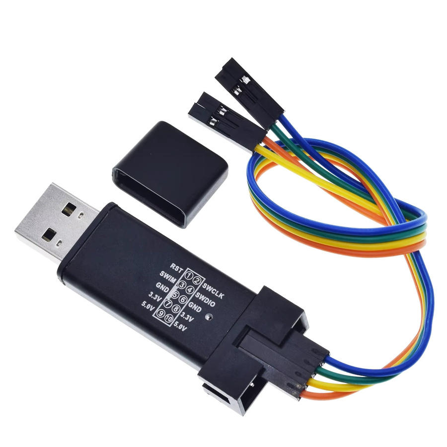 ST-Link V2 Mini Programmierer für STM8 und STM32 Module mit Abdeckung A41 für Arduino - Bild 3