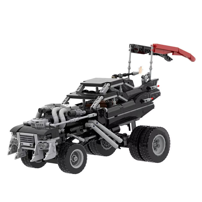 Garno MOC Mad Maxed War Riged Gigahorsed Reisigered Auto, Bausteine, Fahrzeug - Bild 2