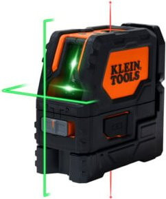 Klein Tools Kreuzlinienlaser Grün selbstnivellierend mit Lotpunkten und Akku - Bild 1