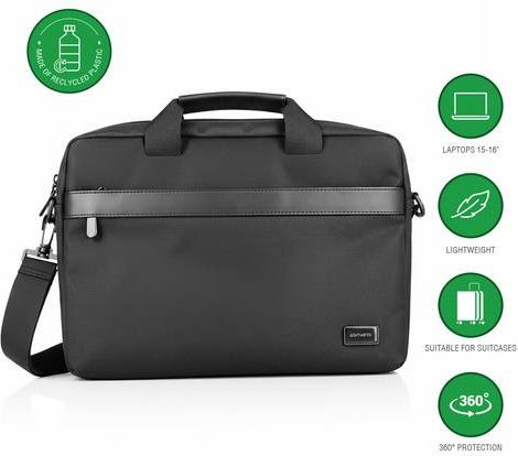 4Smarts Notebook Tasche für 16 Zoll in Schwarz - Bild 1