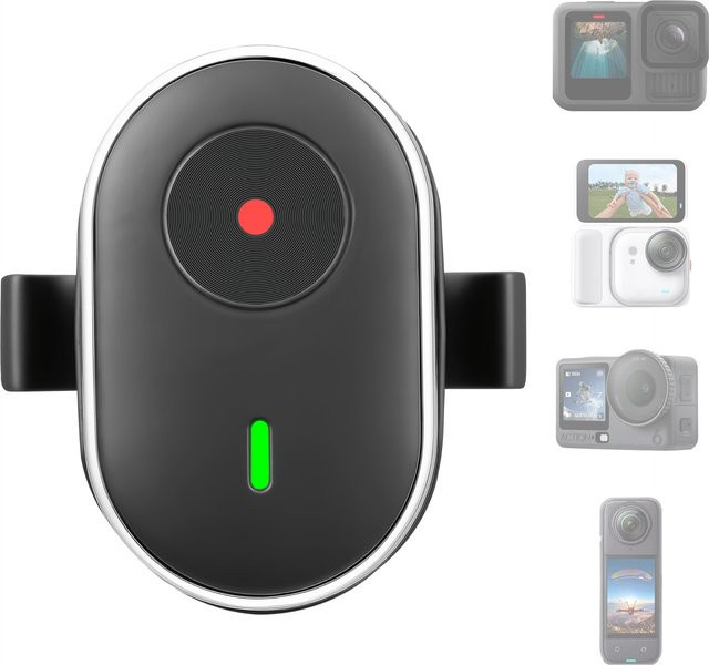 STARTRC TECH Ring-Fernbedienung in Schwarz, kompatibel mit Insta360 GO Ultra/X5/X4/X3, Ace Pro 2 Mini, GoPro Hero 13 12 11 Max 2 und DJI Osmo Action 6 5 4 Nano - Bild 1