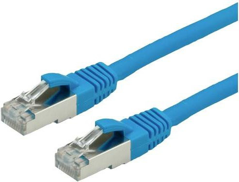 Value RJ45 Patchkabel CAT 6 S/FTP Ethernet LAN Kabel Blau, Länge: 1,00 m - Bild 1