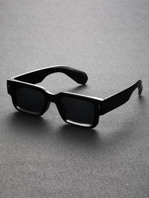 Fairmarry Sonnenbrille, quadratisch, Kunststoff, Vollrand, Unisex, schwarz - Bild 1