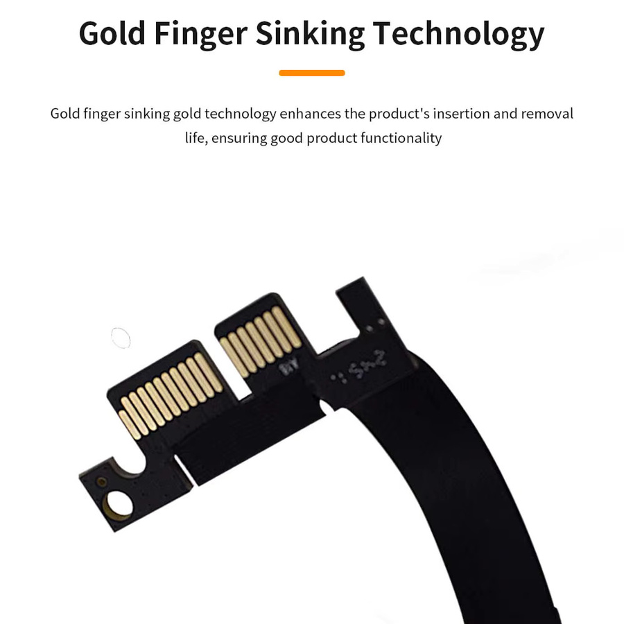 TISHRIC PCIe 3.0 x1 Riser-Verlängerungskabel mit 90 Grad Winkel für WLAN, Soundkarten und USB-Geräte in Schwarz oder Weiß - Bild 4