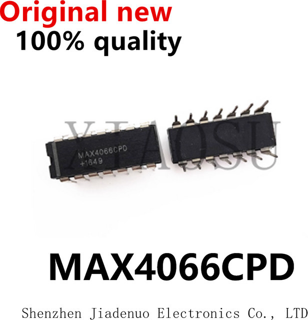 JIADENUO MAX4066CPD Chipsatz DIP14 in Schwarz (5-10 Stück) - Bild 1
