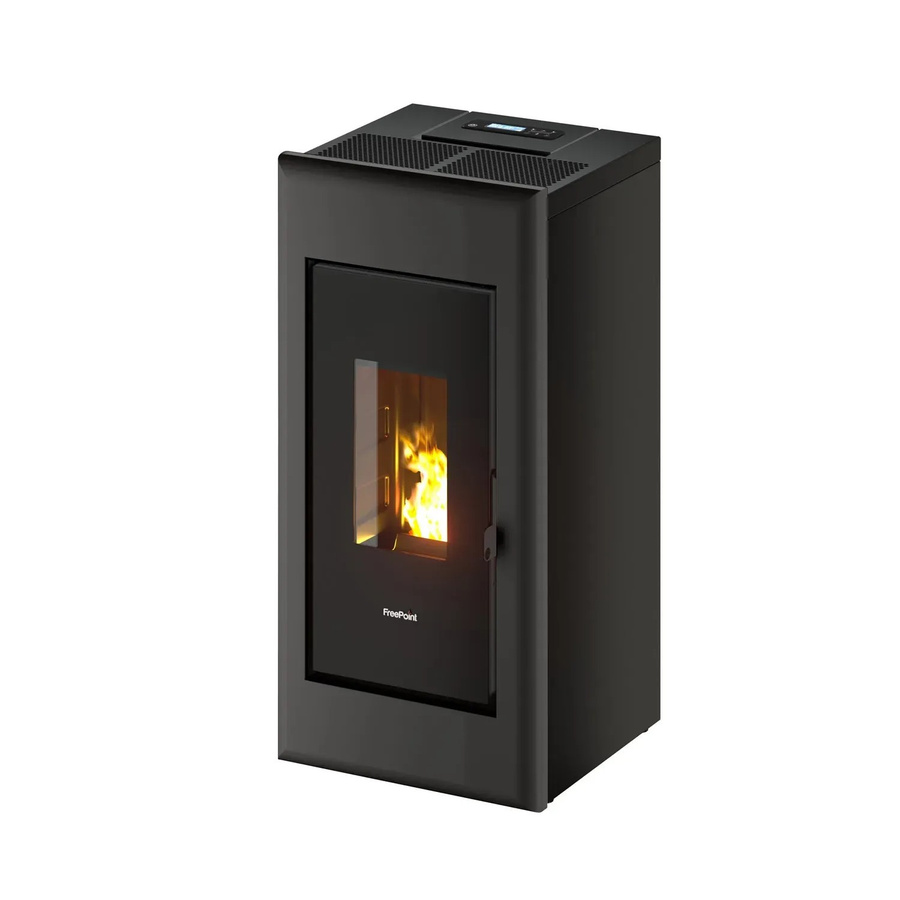 FreePoint Pelletofen One 7 kW in Anthrazit Schwarz WiFi-fähig - Bild 2