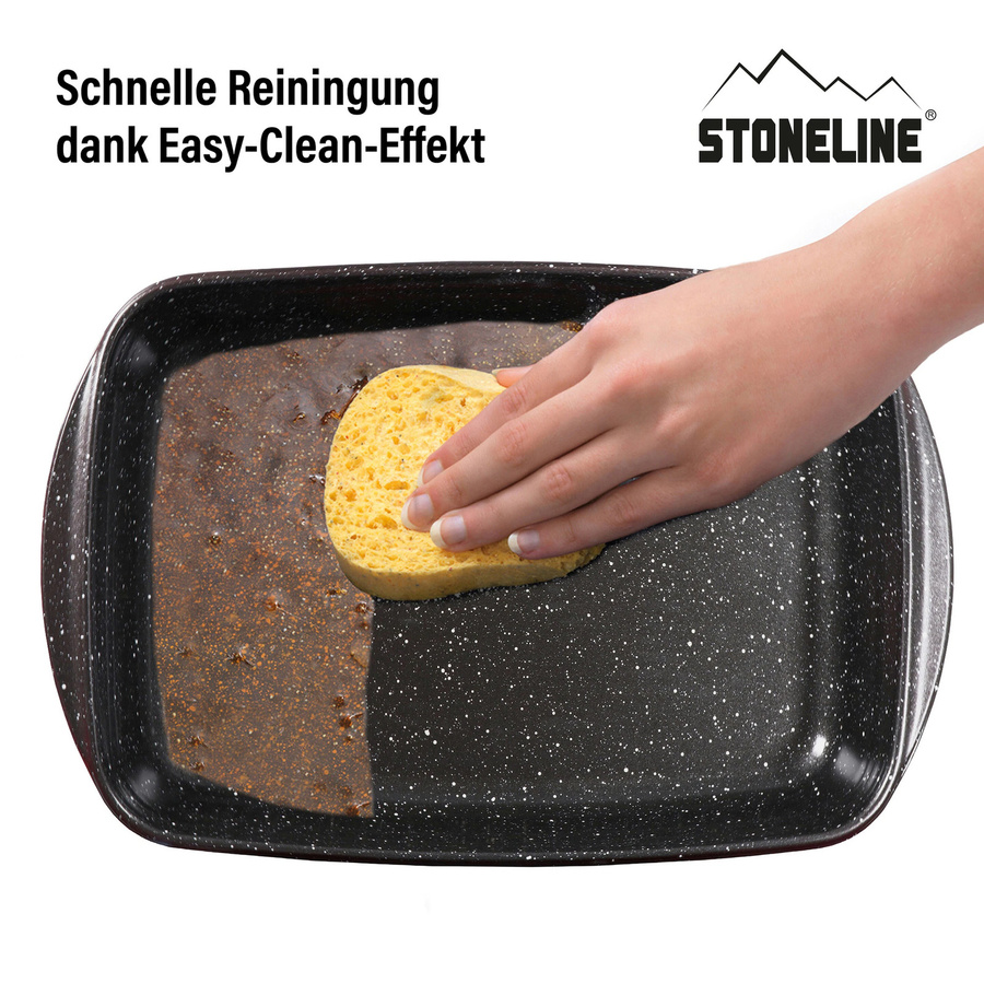 STONELINE Auflaufform Eckig aus Glas, Transparent, B: 40 cm, T: 27 cm - Bild 4