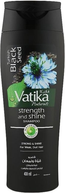 Vatika Naturals Turkish Black Seed Shampoo, 400 ml, Normales Haar - Bild 1