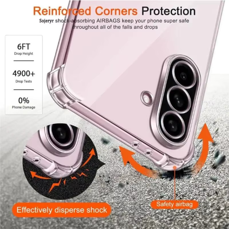 Stoßfeste Schutzhülle für Samsung Galaxy A56 A55 A36 A35 A26 A25 A16 A15 A54 A53 A13 in Transparent - Bild 2