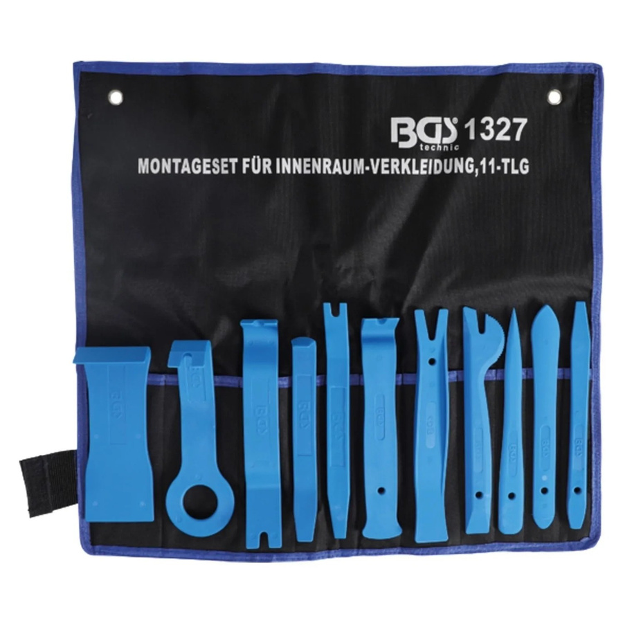 BGS Innenraum-Verkleidungs-Werkzeugsatz 11-teilig aus Kunststoff in Blau - Bild 2