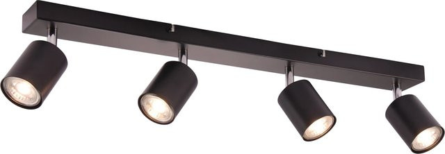 Brilliant LED-Deckenstrahler Taio 4-flammig Schwarz Metall dimmbar - Bild 1