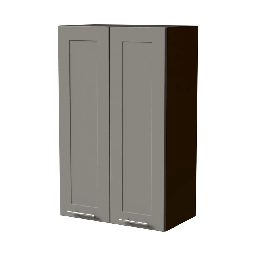 Feldmann-Wohnen Hängeschrank Oslo W4/60 in Lava / Dust Grey Matt mit Soft-Close-Türen und Regalböden, B/T/H: 60 x 32,5 x 96 cm - Bild 2