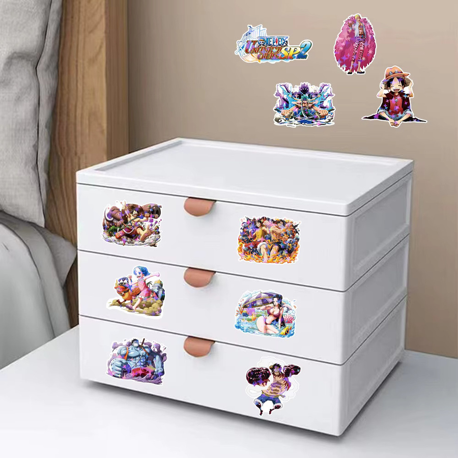 Bandai One Piece Aufkleber, 20-teiliges Set, Anime Luffy Chopper Nami - Bild 4