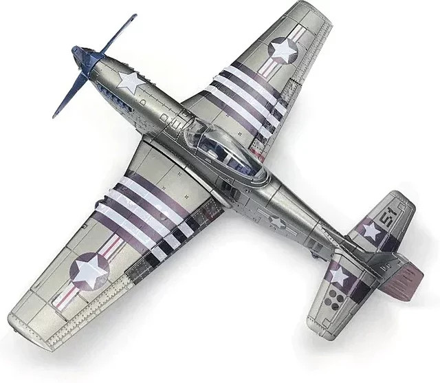 GRAPMAN Mustang P-51D Fighter, 4D-Modell, 1:48, Grün - Bild 1