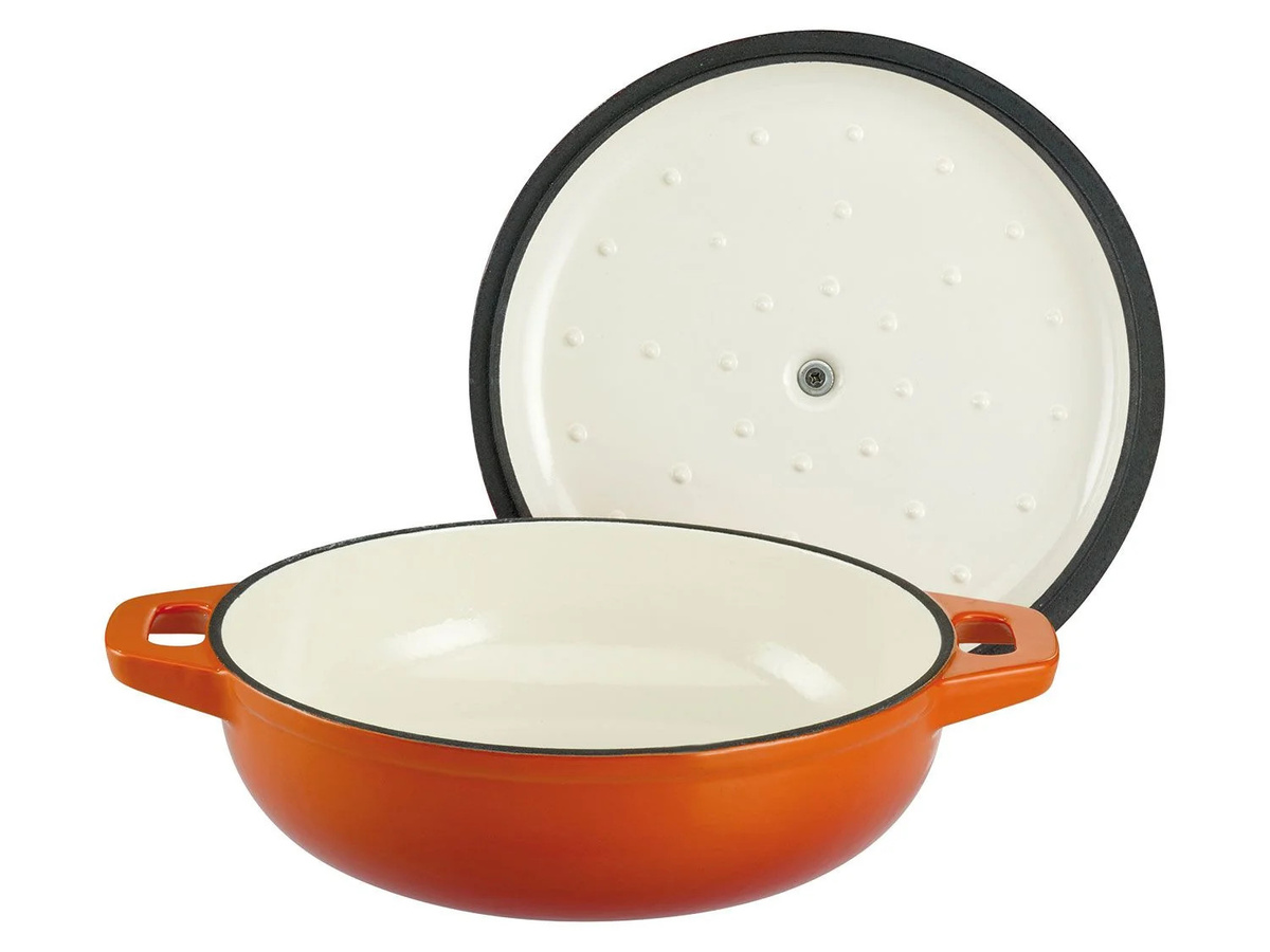 GSW Gusseisen Schmortopf Bräter Orange Shadow 30cm 4,5 L - Bild 2