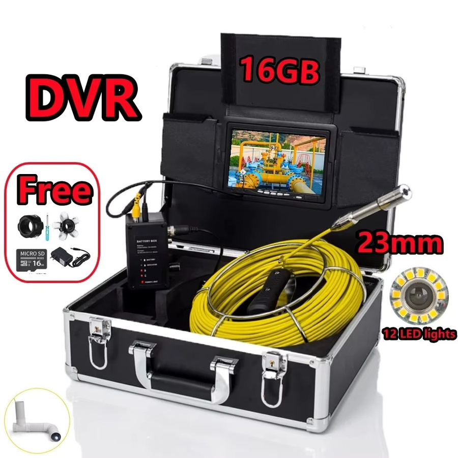 SYANSPAN Rohrinspektionskamera mit 16 GB DVR und Wi-Fi, HD 1000TVL Industrieendoskop, wasserdicht IP68 für Abfluss und Kanalisation - Bild 2