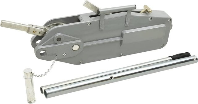 Manuelle Handwinde aus Aluminium von VD Home Furnishing, Grau, 3200 kg - Bild 1