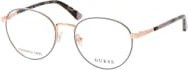 Guess GU 8274 Korrektionsbrille, Vollrand, Rund, Gold, Metall, Damen - Bild 1