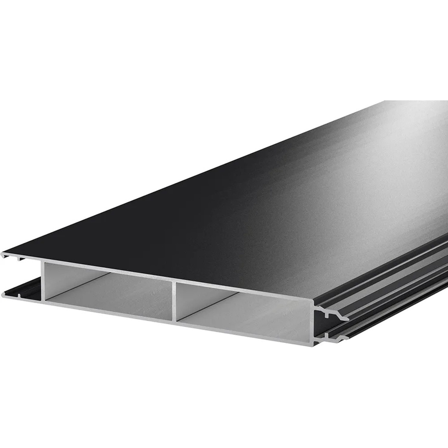 ZacAlu Alupanel Zaunelement aus Aluminium in Anthrazit, Höhe: 180 cm - Bild 2