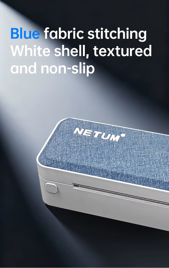 NETUM LT-A10 Tragbarer A4 Thermodrucker mit Bluetooth für Geschäftsreisen, Tintenloser Druck mit 203 DPI, Wiederaufladbar - Bild 3