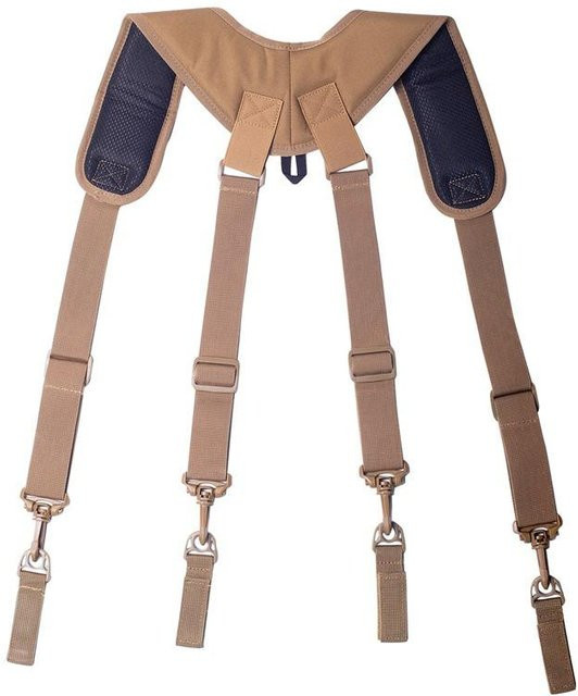 Binchi Outdoor Equipment Taktische Werkzeuggürtel Hosenträger X-Typ aus Nylon in Beige - Bild 1