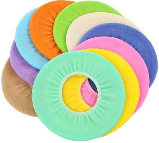 Weiches und dehnbares WC-Sitzkissen von TOMTOP JMS in Multicolour, waschbar und universell passend für runde Toilettensitze - Bild 1