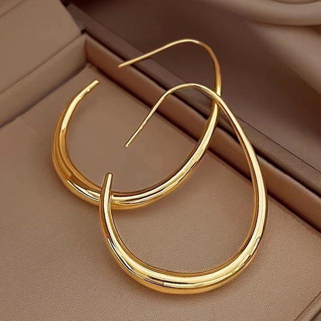 Lucky Star Jewelry Ohrringe, 18K vergoldetes Kupfer, Zirkon, Damen - Bild 1