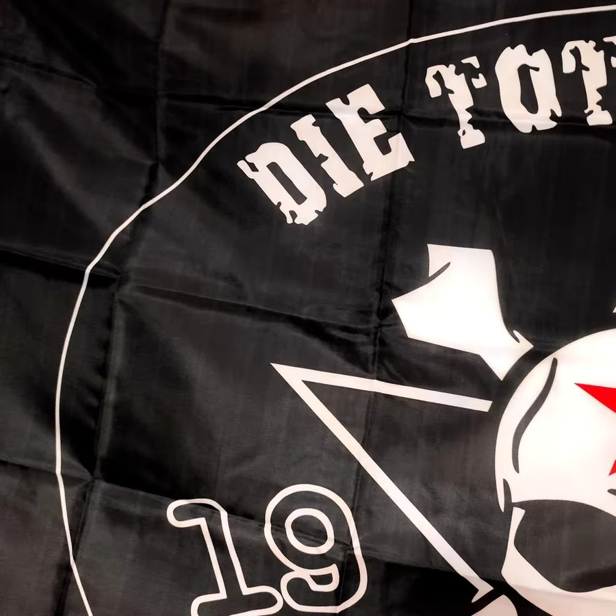Die Toten Hosen Flagge 1982 Polyester Banner für Indoor und Outdoor Wanddekoration, Breite: 90 cm, Höhe: 60 cm - Bild 3