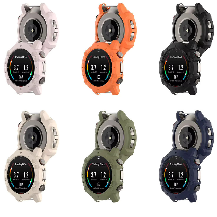 Arvin Uhrenarmband Schutzhülle, Silikon, Schwarz, Unisex, Amazfit Falcon - Bild 2