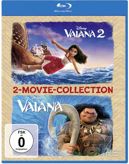 Disney Vaiana 1+2 Blu-ray Set Abenteuer und Animation - Bild 1