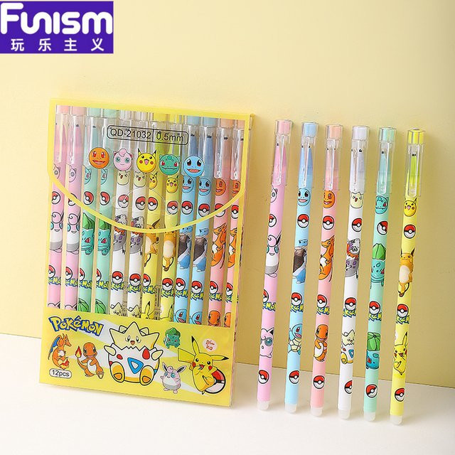 FUNISM Pikachu Cartoon löschbarer Neutralstift in Gelb für Kinder - Bild 1