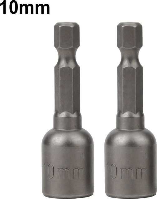 Vibratite Magnetische Muttertreiber Buchsen Set für 1/4 Zoll Hex Bohrer, 2 Stück, 10 mm und 13 mm - Bild 1