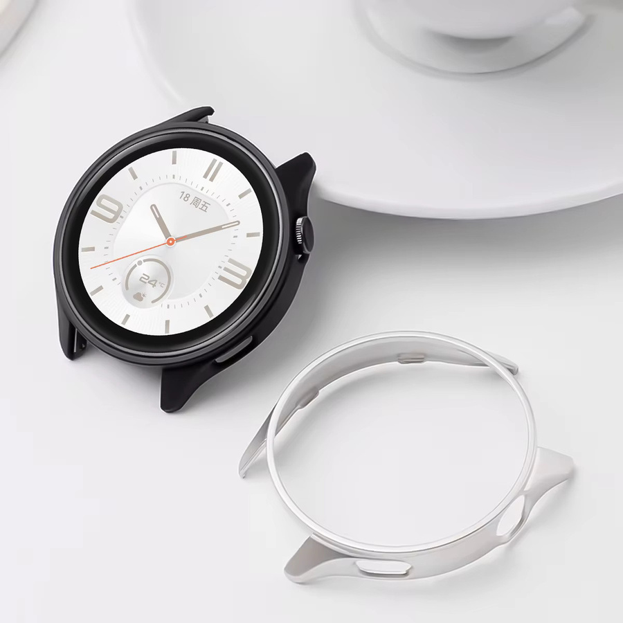 CAOWTAN Schutzhülle für Xiaomi Watch S5, PC, transparent, Unisex - Bild 4