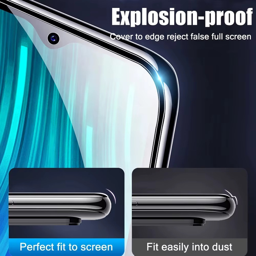 3 Stück Displayschutzfolien aus gehärtetem Glas für Xiaomi Redmi 9A A1 A2 Plus 9C NFC in Transparent - Bild 4