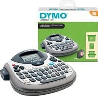 DYMO LetraTag LT-100T Tischgerät Beschriftungsgerät mit QWERTZ-Tastatur für 12 mm Etikettenbreite in Silber, Grau und Weiß - Bild 1