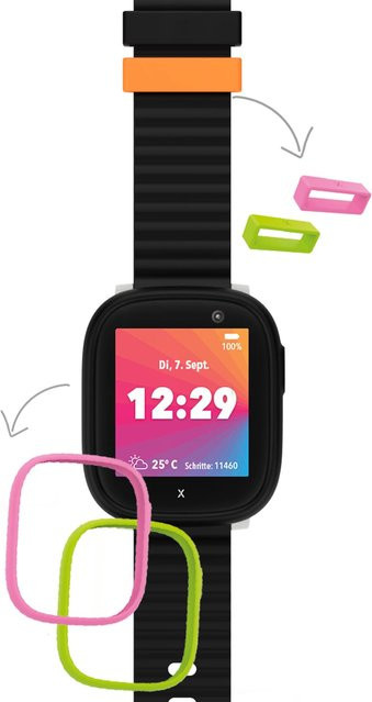 Xplora X6Play eSIM Smartwatch in Schwarz - Bild 1