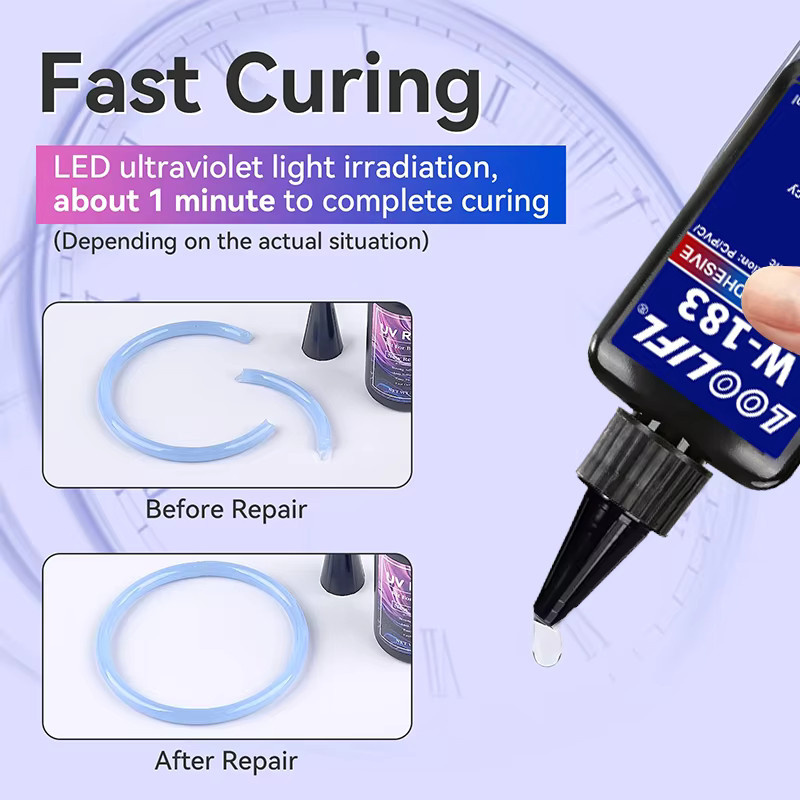LOOLIFL UV-Harzkleber Transparent für DIY, Modellbau und Nagelkunst - Bild 2