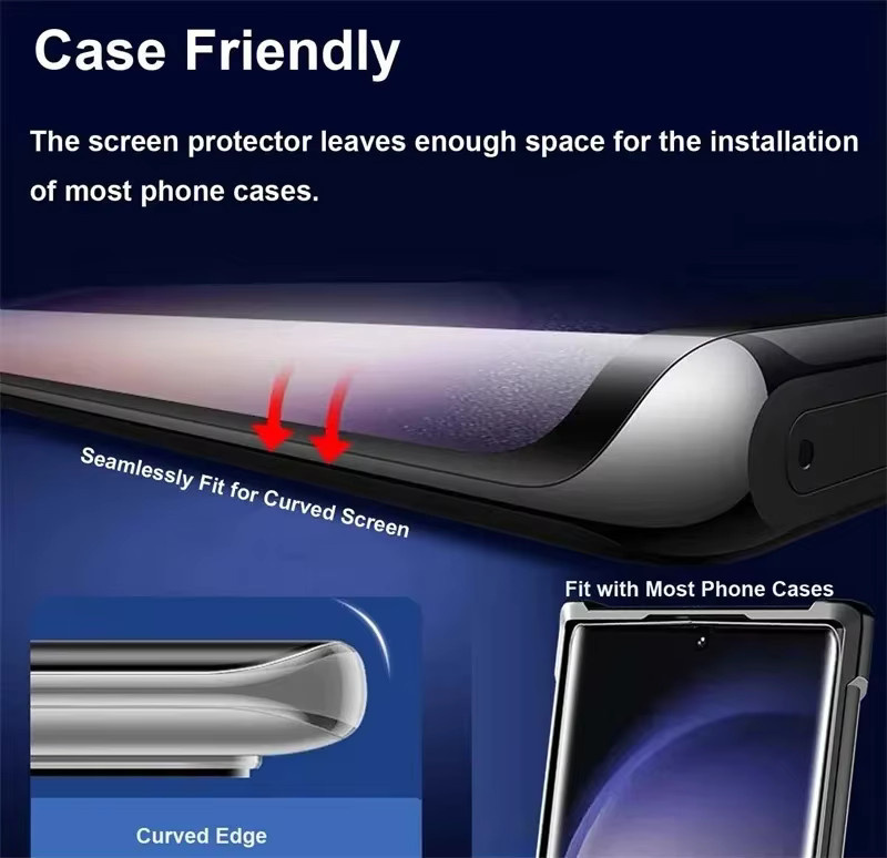 4er-Pack Hydrogel Displayschutzfolie für Samsung Galaxy S24 S23 S22 S21 S20 Ultra Plus, transparent - Bild 2