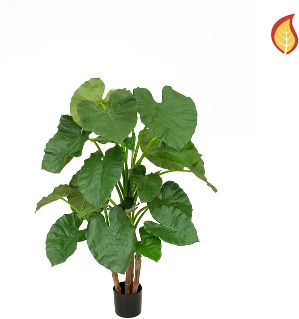 Künstliche Alocasia Rolf von Aplanta, grün, Höhe: 120 cm - Bild 1
