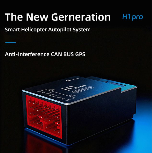 FLYWING H1 PRO 3D-Stunt-Modellhubschrauber, GPS, Schwarz - Bild 1