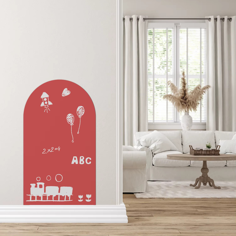Selbstklebender Magnet-Graffiti-Magnet für Kinder, rot, Kunststoff - Bild 2