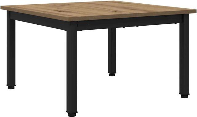 vidaXL Couchtisch in Eiche Optik, moderner quadratischer Holztisch für dein Wohnzimmer, Farbe: Braun, B/T/H: 60 x 60 x 36 cm - Bild 1