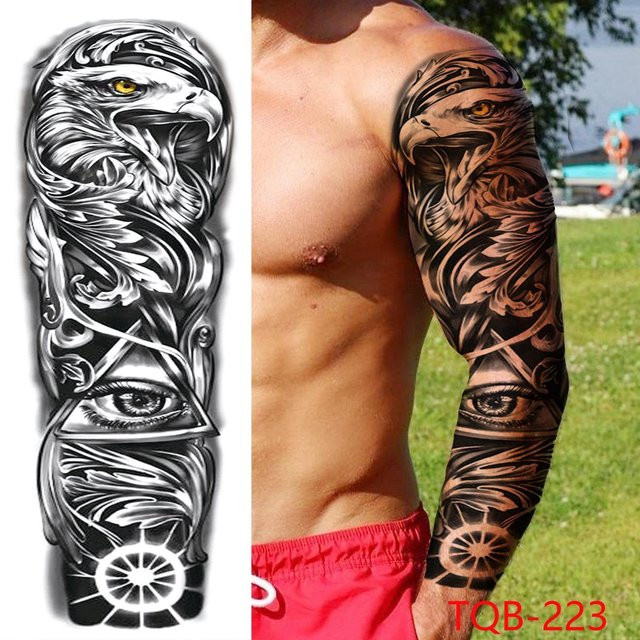 Temporäre Tattoo-Aufkleber, Flower Love, Unisex - Bild 1