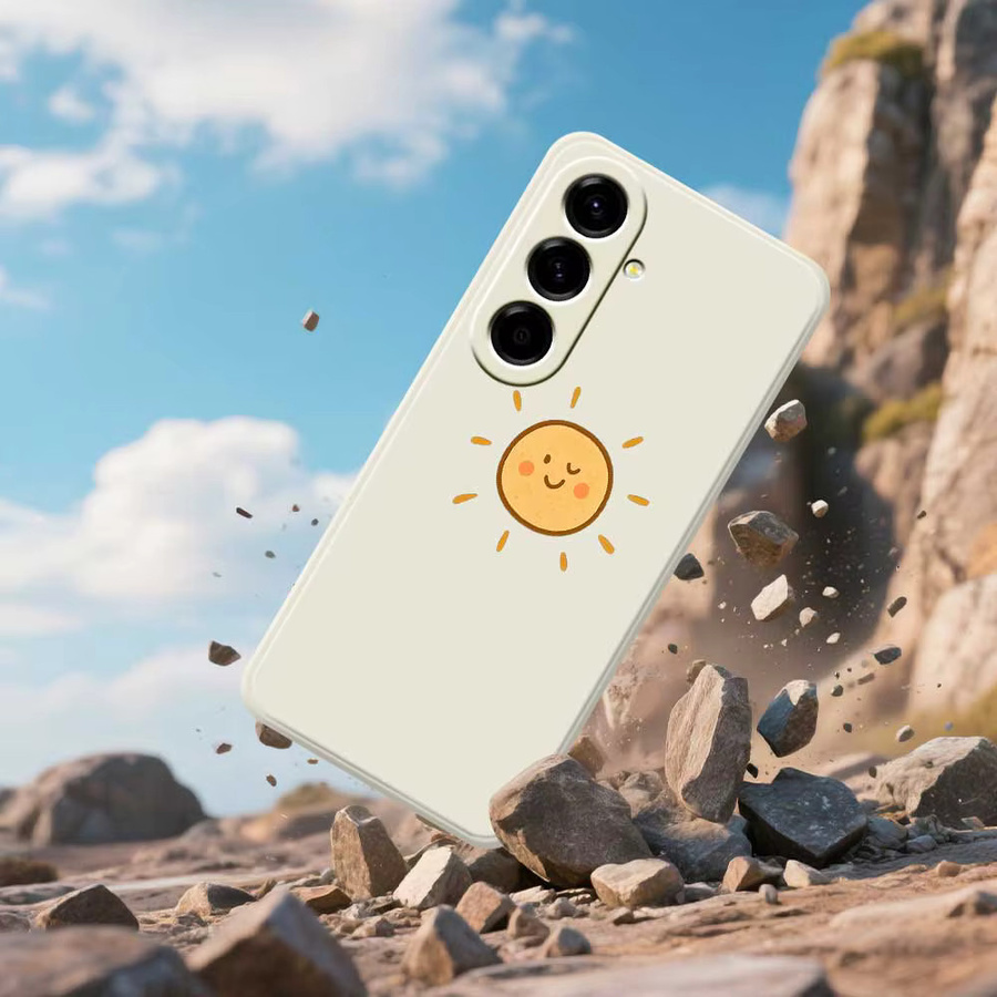 Handyhülle mit süßem Sonnenmuster für Samsung Galaxy A56 A55 A54 A53 A52 A51 A35 A34 A32 A31 A25 A24 A23 A22 5G/4G Soft Cover von DO AS YOU WISH - Bild 2