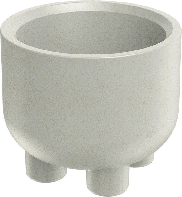 Prosperplast Blumentopf Molta Round Foot in Sand, Durchmesser: 40 cm, Höhe: 33 cm - Bild 1